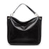 Borsa a spalla nera in similpelle intrecciata Lora Ferres, Borse e accessori Donna, SKU b511000332, Immagine 0